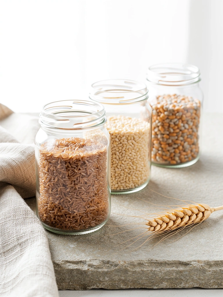 Volkoren granen en zaden